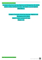 Test Bank for Critical Care Nursing&colon; Diagnosis and Management 8th Edition by Linda D&period; Urden&comma; Kathleen M&period; Stacy & Mary E&period; Lough