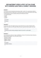 Hesi Maternity&sol;Peds Latest Actual Exam&NewLine;With Verified Questions & Correct Answers&NewLine;