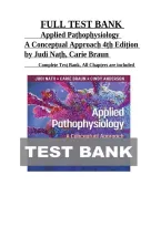 Test Bank For Applied Pathophysiology&colon; A Conceptual Approach 4th Edition By Judi Nath & Carie Braun &vert; ISBN 9781975179199 &vert; Chapters 1&ndash;20 Complete
