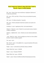 For Bucks StepbyStep Medical Coding 2026 by Elsevier 100 Correct Answers Verified A Graded