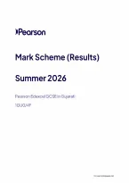 Pearson Edexcel GCSE Gujarati 1GU0&sol;4F June 2026 Mark Scheme &vert; Foundation Tier Paper 4F Exam Marking Guide & Revision PDF