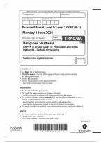 Pearson Edexcel GCSE Religious Studies A 1RA0&sol;3A June 2026 Question Paper &vert; GCSE Paper 3A Exam Practice & Revision PDF