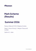 Pearson Edexcel GCSE Religious Studies B 1RB0&sol;2C June 2026 Mark Scheme &vert; GCSE Paper 2C Exam Marking Guide & Revision PDF