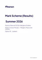 Pearson Edexcel GCSE Religious Studies B 1RB0&sol;2F June 2026 Mark Scheme &vert; GCSE Paper 2F Exam Marking Guide & Revision PDF