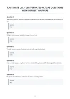 Xactimate Lvl 1 Cert Updated Actual Questions&NewLine;With Correct Answers