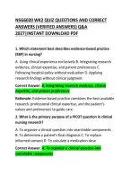 NSG6020 WK2 Quiz Questions and Correct Answers 2026 &ndash; Practice Test and Study Guide