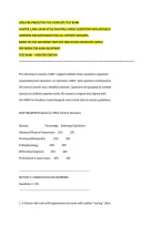 APEA PRE-PREDICTOR&colon; THE COMPLETE TEST BANK&NewLine;MASTER 1&comma;000&plus; EXAM-STYLE MULTIPLE-CHOICE QUESTIONS WITH DETAILED&NewLine;ANSWERS AND RATIONALES FOR ALL CONTENT DOMAINS&NewLine;BASED ON THE ADVANCED PRACTICE EDUCATION ASSOCIATES &lpar;APEA&rpar;&NewLine;PRE-PREDICTOR EXAM BLUEPRINT&NewLine;TEST BA