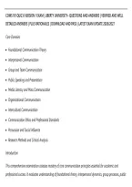Coms 101 Quiz 6 Version 1 Exam &vert; Liberty University&ndash; Questions And Answers &vert; Verified And Well&NewLine;Detailed Answers &vert; Plus Rationales &vert; Download And Pass &vert; Latest Exam Update 2026&sol;2027