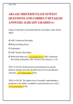ABA 626 Midterm Exam&colon; Applied Behavior Analysis Practice Questions