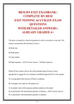 HESI RN Exit Exam 2026&sol;2027&colon; Comprehensive Practice Questions and Answers