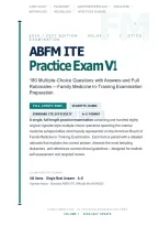 ABFM ITE Practice Exam 2026&sol;2027 &vert; 180 MCQs Family Medicine In-Training Exam Prep&NewLine;&NewLine;