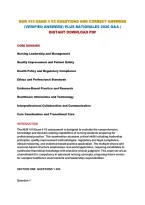 Nur 415 Exam 4 V2 Questions And Correct Answers&NewLine;&lpar;Verified Answers&rpar; Plus Rationales 2026 Q&A &vert;&NewLine;Instant Download Pdf