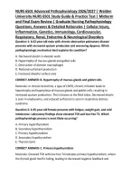 NURS 6501 Advanced Pathophysiology 2026&sol;2027 &vert; Walden University NURS 6501 Study Guide & Practice Test &vert; Midterm and Final Exam Review &vert; Graduate Nursing Pathophysiology Questions&comma; Answers & Detailed Rationales &vert; Cellular Injury&comma; Inflammation&comma; Genetics&comma; I