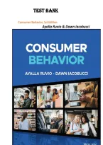Test Bank &mdash; Consumer Behavior&comma; 1st Edition &mdash; Ayalla Ruvio & Dawn Iacobucci &mdash; ISBN 9781119912415 &mdash; Latest Update 2025&sol;2026 &mdash; &lpar;All Chapters Covered 1&ndash;15&rpar;