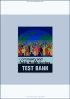 20220311165626 622B7F3A957A9 Community And Public Health Nursing 10Th Edition Rector Test Bank &lpar;2&period;&period;&period; - Graded A&plus;&period;&period;&period;