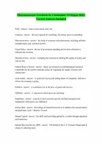 For Macroeconomics by Christopher TS Ragan QUESTIONS AND ANSWERS RATED A LATEST UPDATE 2026