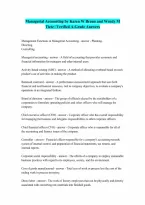 For Managerial Accounting Karen W Braun Wendy M Tietz Guaranteed Pass