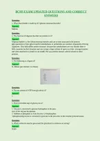 Bchs Exam Updated Questions And Correct&NewLine;Answers