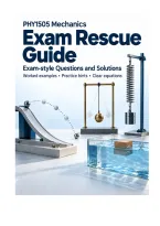 PHYS1501 -  Mechanics &lpar;Physics&rpar;&comma; Rescue Guide &vert; Elaborations of Common Questions & Solutions