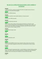 Hi 410 Ch 2 Updated Questions And Correct&NewLine;Answers