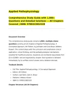 Applied Pathophysiology&NewLine;Comprehensive Study Guide with 1&comma;000&plus; Questions and Detailed Solutions &mdash; All Chapters Covered &vert; ISBN&colon; 9780323852328&NewLine;&lowbar;&lowbar;&lowbar;&lowbar;&lowbar;&lowbar;&lowbar;&lowbar;&lowbar;&lowbar;&lowbar;&lowbar;&lowbar;&lowbar;&lowbar;&lowbar;&lowbar;&lowbar;&lowbar;&lowbar;&lowbar;&lowbar;&lowbar;&lowbar;&lowbar;&lowbar;&lowbar;&lowbar;&lowbar;&lowbar;&lowbar;&lowbar;&lowbar;&lowbar;&lowbar;&lowbar;&lowbar;&lowbar;&lowbar;&lowbar;&NewLine;Document Overview&NewLine;This comprehensive study guide contains 1&comma;000&plus; multi
