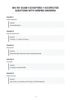 Bio 101&colon; Exam 1 &lpar;Chapters 1-4&rpar; Expected&NewLine;Questions With Verified Answers&NewLine;