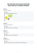 Bio 101 Exam 2 Wvu Salihu Expected&NewLine;Questions With Verified Answers