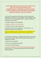 Sci 225 Midterm Exam &lpar;Nightingale&rpar; Newest 2026&sol; &NewLine;2027 Actual Exam Test Bank&vert; Sci 225 &NewLine;Pathophysiology Midterm Exam Review With &NewLine;Complete 300 Real Exam Questions And Correct &NewLine;Verified Answers&sol; Already Graded A&plus; 