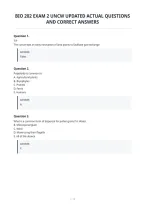 Bio 202 Exam 2 Uncw Updated Actual Questions&NewLine;And Correct Answers&NewLine;