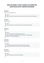 Bio 220 Exam 2 Study Guide Gcu Expected&NewLine;Questions With Verified Answers