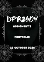 dpr2604 portfolio semester 2&period; 22 october 2026