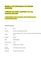BERNE & LEVY PHYSIOLOGY&comma; 8TH EDITION &lpar;KOEPPEN&rpar;&NewLine;COMPLETE TEST BANK &vert; CHAPTERS 1&ndash;44 &vert; ALL CHAPTERS INCLUDED&NewLine;1&comma;050 Multiple-Choice Questions with Verified Answers & Detailed Rationales&NewLine;&lowbar;&lowbar;&lowbar;&lowbar;&lowbar;&lowbar;&lowbar;&lowbar;&lowbar;&lowbar;&lowbar;&lowbar;&lowbar;&lowbar;&lowbar;&lowbar;&lowbar;&lowbar;&lowbar;&lowbar;&lowbar;&lowbar;&lowbar;&lowbar;&lowbar;&lowbar;&lowbar;&lowbar;&lowbar;&lowbar;&lowbar;&lowbar;&lowbar;&lowbar;&lowbar;&lowbar;&lowbar;&lowbar;&lowbar;&lowbar;&NewLine;Document Overview&NewLine;Field&Tab;Det