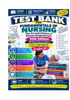 Test Bank for Fundamentals of Nursing The Art and Science of Person-Centered Care&comma; 10th Edition Latest Comprehensive Examination Material Graded A&plus;&period;pdf&NewLine;&NewLine;