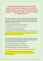 Pn 4004 Exam And Practice Exam Newest &NewLine;2026&sol;2027 Test Bank &vert; Pn 4004 Final Exam Prep &NewLine;With Complete 300 Real Exam Questions And &NewLine;Correct Verified Answers &sol; Already Graded &NewLine;A&plus; &lpar;Most Recent &excl;&excl;&rpar; 