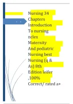 Introduction to Maternity and Pediatric Nursing &ndash; 8th Edition &lpar;Gloria Leifer&rpar; &ndash; 34-Chapter Test Bank with Answers and Rationales