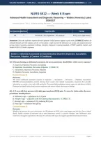 NURS-6512N WEEK 6 ACTUAL EXAM 2026&sol;2027 &vert; Advanced Health Assessment and Diagnostic Reasoning &vert; Verified Answers &vert; Attempted Score 97&percnt; &vert; Grade A &vert; Pass Guaranteed - A&plus; Graded&NewLine;&NewLine;