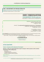 DMV Firefighter Endorsement Exam 2026&sol;2027 &vert; 150 Verified Questions & Answers &vert; Emergency Vehicle Operations &vert; Instant Download