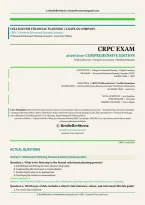 CRPC Exam 2026&sol;2027 &vert; 200 Verified Questions & Answers &vert; Chartered Retirement Planning Counselor Certification &vert; Instant Download