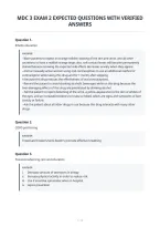 Mdc 3 Exam 2 Expected Questions With Verified&NewLine;Answers