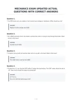 Mechanics Exam Updated Actual&NewLine;Questions With Correct Answers