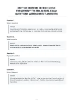 Mgt 103 Midterm 1 Ehrich Ucsd&NewLine;Frequently Tested Actual Exam&NewLine;Questions With Correct Answers