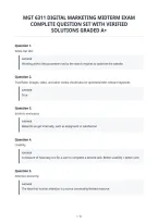 Mgt 6311 Digital Marketing Midterm Exam&NewLine;Complete Question Set With Verified&NewLine;Solutions Graded A&plus;&NewLine;
