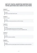 Mgt 6311 Digital Marketing Midterm Exam&NewLine;Tested Questions And Complete Solutions