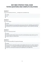 Mgt 8803 Strategy Final Exam&NewLine;Tested Questions And Complete Solutions