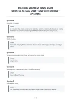 Mgt 8803 Strategy Final Exam&NewLine;Updated Actual Questions With Correct&NewLine;Answers