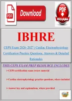 IBHRE Prep Exam 2026&ndash;2027 &vert; Certification Practice Questions&comma; Answers & Detailed Rationales