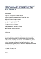 CIC2601 ASSIGNMENT 5 PORTFOLIO 2026 QUESTIONS AND CORRECT &NewLine;ANSWERS &lpar;VERIFIED ANSWERS&rpar; PLUS RATIONALES 2026 Q&A &vert; &NewLine;INSTANT DOWNLOAD PDF &NewLine;CORE DOMAINS &NewLine;ICT Policy and Implementation in South African Schools &NewLine;Pedagogical Frameworks for Technology Integr