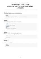 Wsi Multiple Choice Exam&NewLine;Updated Actual Questions And Correct&NewLine;Answers