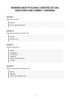 Hondros Nur 176 Exam 2 Updated Actual&NewLine;Questions And Correct Answers