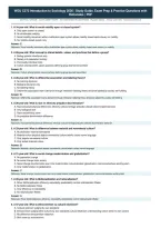 WGU C273 Introduction to Sociology 2026 &vert; Study Guide&comma; Exam Prep & Practice Questions with Rationales &vert; PDF